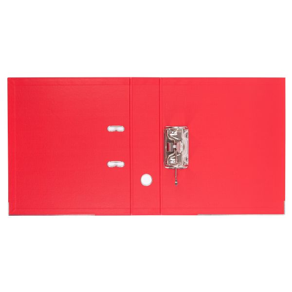 Регистратор PVC, 2-х стороннее покрытие, мет.уг. 75 мм, 50 шт, Premier A4 арочный механ. (разб.), красный ЕС100162004, Expert Complete