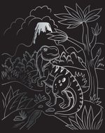 Набор для творчества Гравюра №68 Тираннозавр, 20х25.5 см, Hobbius SGHK