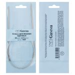 Спицы круговые металл ⌀2,5 мм, 60 см, с металлической леской, Gamma MKF