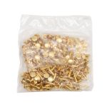 Хольнитены сумочные ⌀7 мм, h=9 мм, двухсторонние, BIG, золото, 100 шт