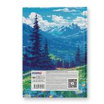 Артбук (скетчбук), глянцевая ламинация, блок белый, 7Бц, A5 100 г/м², сшивка 104 л. 4 шт, Магические Краски жизни 01647, Светоч А238