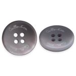 Пуговицы 4 прокола 24L (т.серый), 36 шт