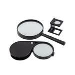 Набор луп для рукоделия Gamma SS-129. увеличение х2, х4, х8