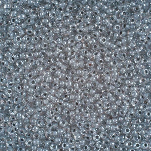 Бисер Preciosa прозрачный, цветной центр и покрытие 10/0 (2.3 мм), 100 г (5х20 г), цв. 38642