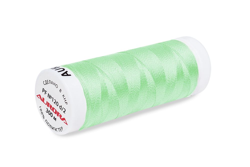 Нитки для креативных работ Aurora №120, 300 м, цв. PF261, 5 катушек
