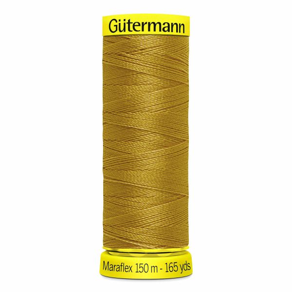 Нитки для трикотажа Gutermann Maraflex, 150м, 968 золотой, 5 катушек