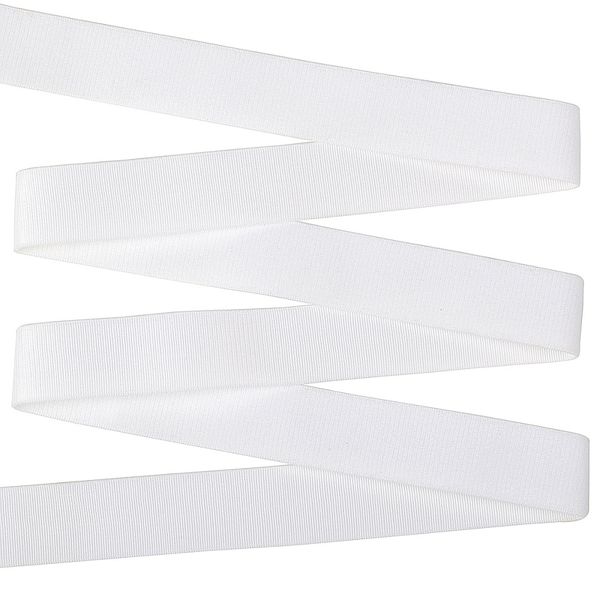 Резинка бельевая (бретелечная) 18.0 мм / 25 метров, F101 белый