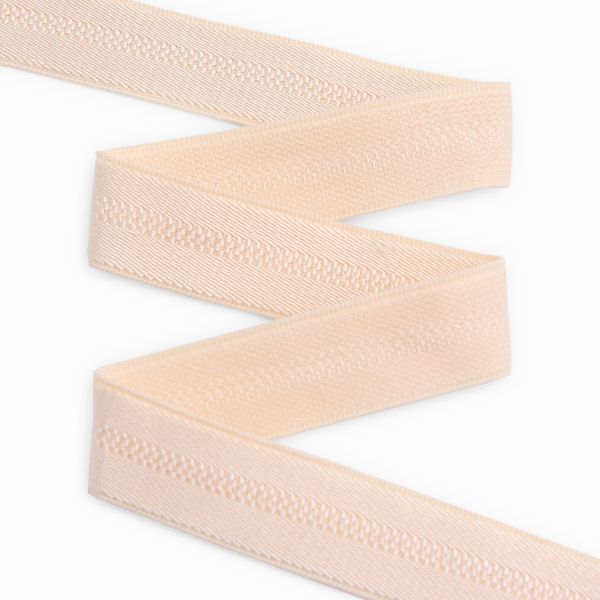 Резинка бельевая (бретелечная) 15.0 мм / 50 метров, бежевый, (ML207.015)