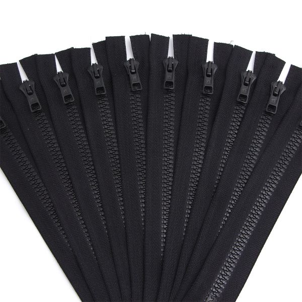 Молния трактор Arta Т6 (6 мм) 1 зам., н/раз., 18 см, цв. 077 черный, уп.10 шт