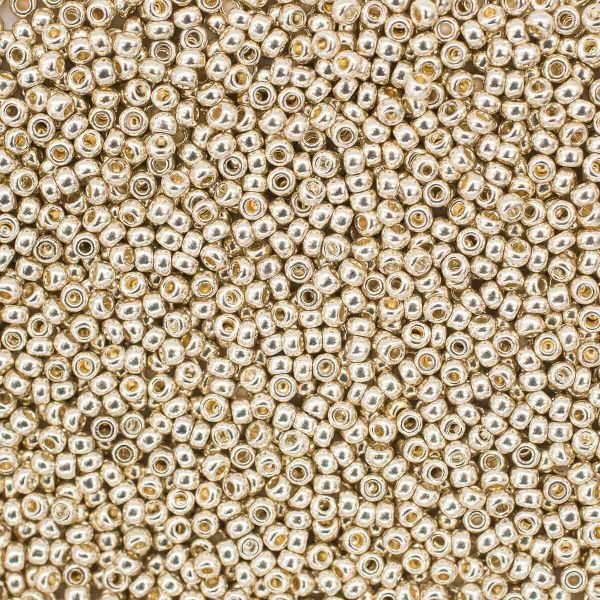 Бисер Preciosa Solgel metallic 10/0 (2.3 мм), 100 г (5х20 г), цв. 18303