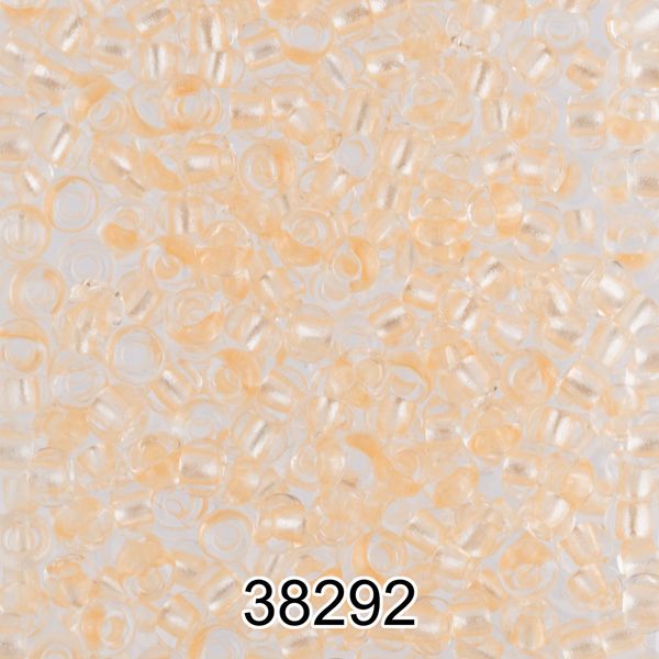 Бисер Preciosa 10/0 (2.3 мм), 500 г, 38292 (Ф366) св.оранжевый