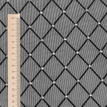 Сетка бельевая эластичная 85 г/м², шир.150 см / 1 метр, с флоком TBY.SZ030218, цв.черный /SZ030218.01/1/