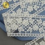 Кружево на сетке арт.40482 55мм цв.W0115 молочный уп.12.9м, Kruzhevo