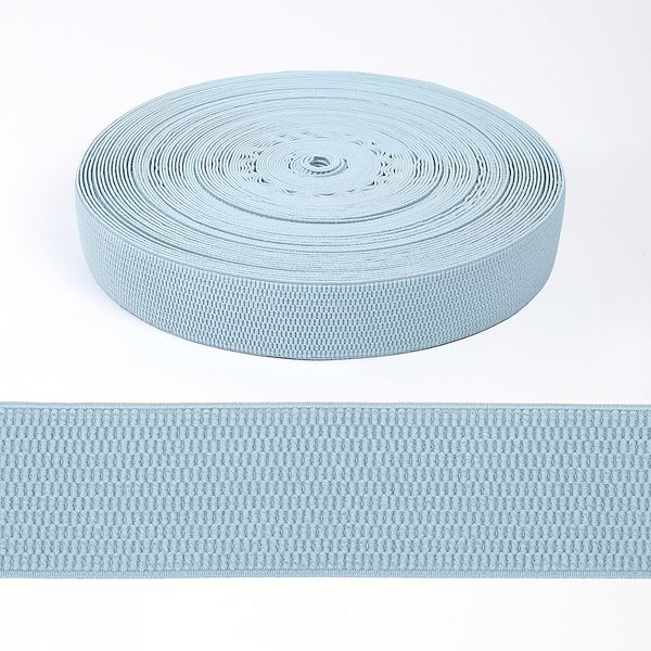Резинка для подтяжек (помочная) 40.0 мм / 25 метров, S901 голубой