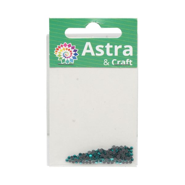 Стразы термоклеевые, 2 мм, ss6, 150 шт/упак (126 бирюзовый)