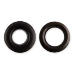 Люверсы металл ⌀_8.0 мм (внутр.), 1000±20 шт, чёрный, покрытие soft-touch, Gamma №05