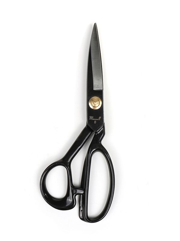 Набор ножниц: Ножницы портновские 08' 220х100 мм. + Перекусы 125мм. Maxwell Black premium