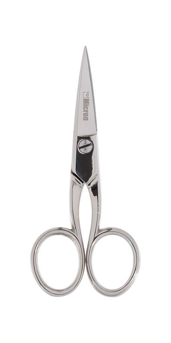 Ножницы рукодельные 12.5 см, в чехле, с микро заточкой, Micron VIT-19