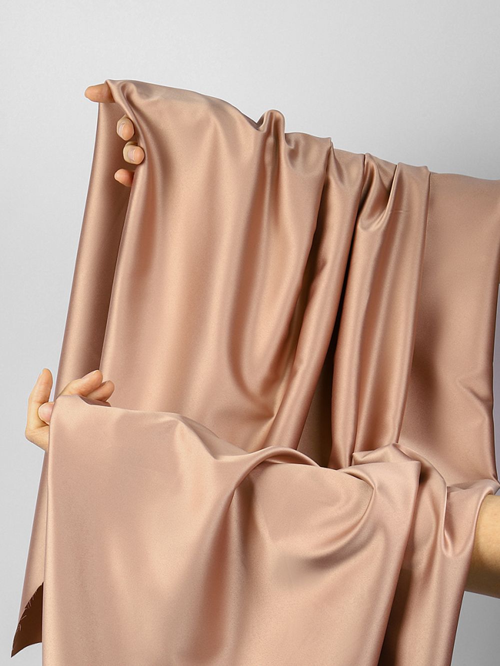 Атлас стрейч для нижнего белья 107 г/м², 125 см / 25 метров, 0180 цв.1412 античная роза