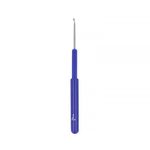 Крючок для вязания с пластиковым колпачком металл ⌀1.5 мм, 8 см, 1 шт, в чехле, Gamma HC