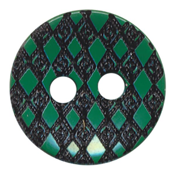 Пуговицы детские 10 мм, 36 шт, №D084 зеленый, Gamma AY 9952