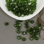 Бусины акрил ⌀10 мм, цв.24 т.зеленый, уп.500 г, Magic4Hobby