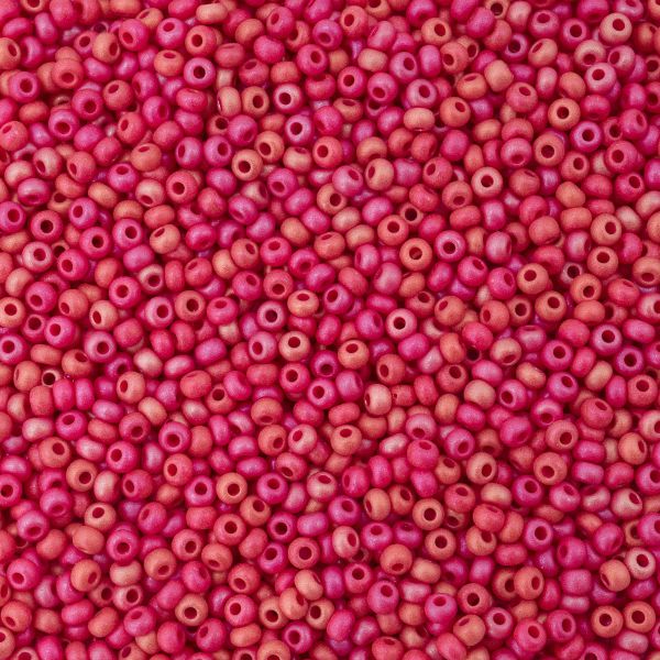 Бисер Preciosa непрозрачный радужный матовый 10/0, круг.отв., 100 г (5х20 г) Preciosa 331-39001-10/0