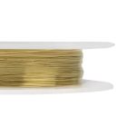 Проволока для бисера ⌀0.2 мм, 10х10 м, №01 под латунь, Zlatka DG-S2