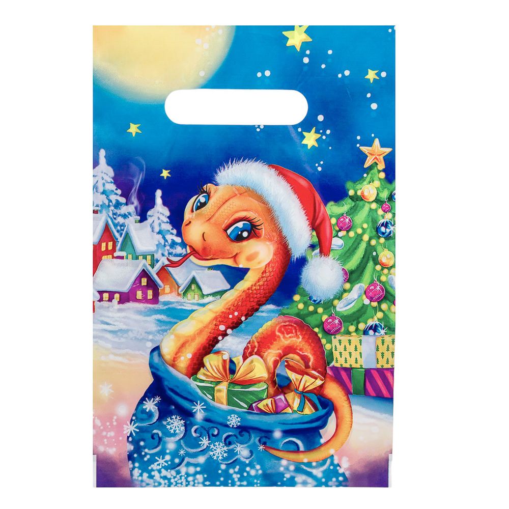 Пакет "Очаровашка", полиэтиленовый с вырубной ручкой, 20х30см, 30мкм, 10617978, 100 шт