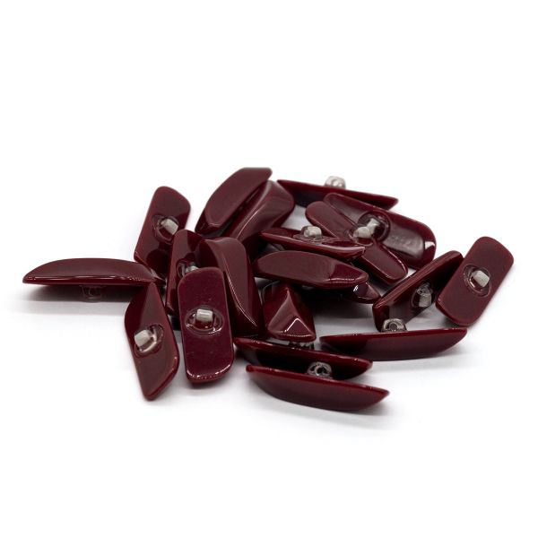 Пуговицы на ножке (3.01-582-44) (бордо), 20 шт