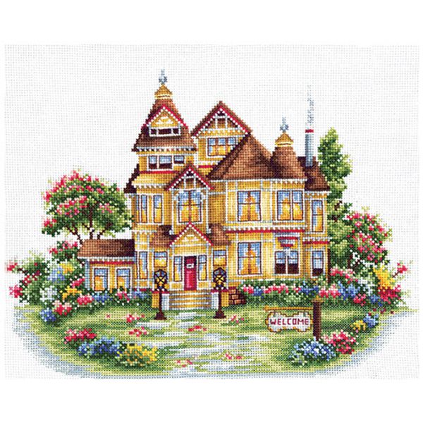 Набор для вышивания нитками Сделай своими руками, Добро пожаловать! 26х19 см