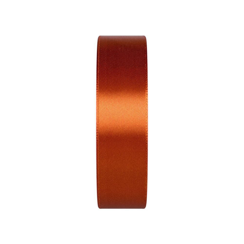 Лента атласная 1-сторонняя 25.0 мм / 33±2 метра, 149 рыжий, Gamma