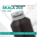 Нитки некрученые Gutermann Skala 240 (5000 метров), 1 кат. | 682 т.т.коричневый