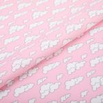 Ткань для пэчворка Peppy Молочные сны фланель, отрез 100х110 см, 175 г/м², МС-20 розовый, Peppy