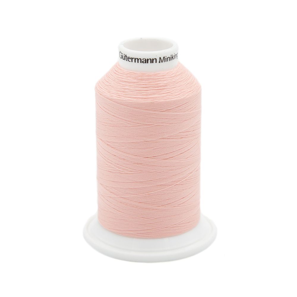 Нитки оверлочные Gutermann Miniking, 1000м, 659 св.персиково-розовый, 5 катушек