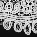 Пришивной кружевной воротник диз.13/183 цв.белый, 1 шт, Kruzhevo