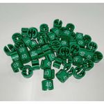 Размерник на вешалку (40 зеленый), 50 шт