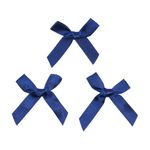 Бантики пришивные 3х2 см, 8 шт, т.синий