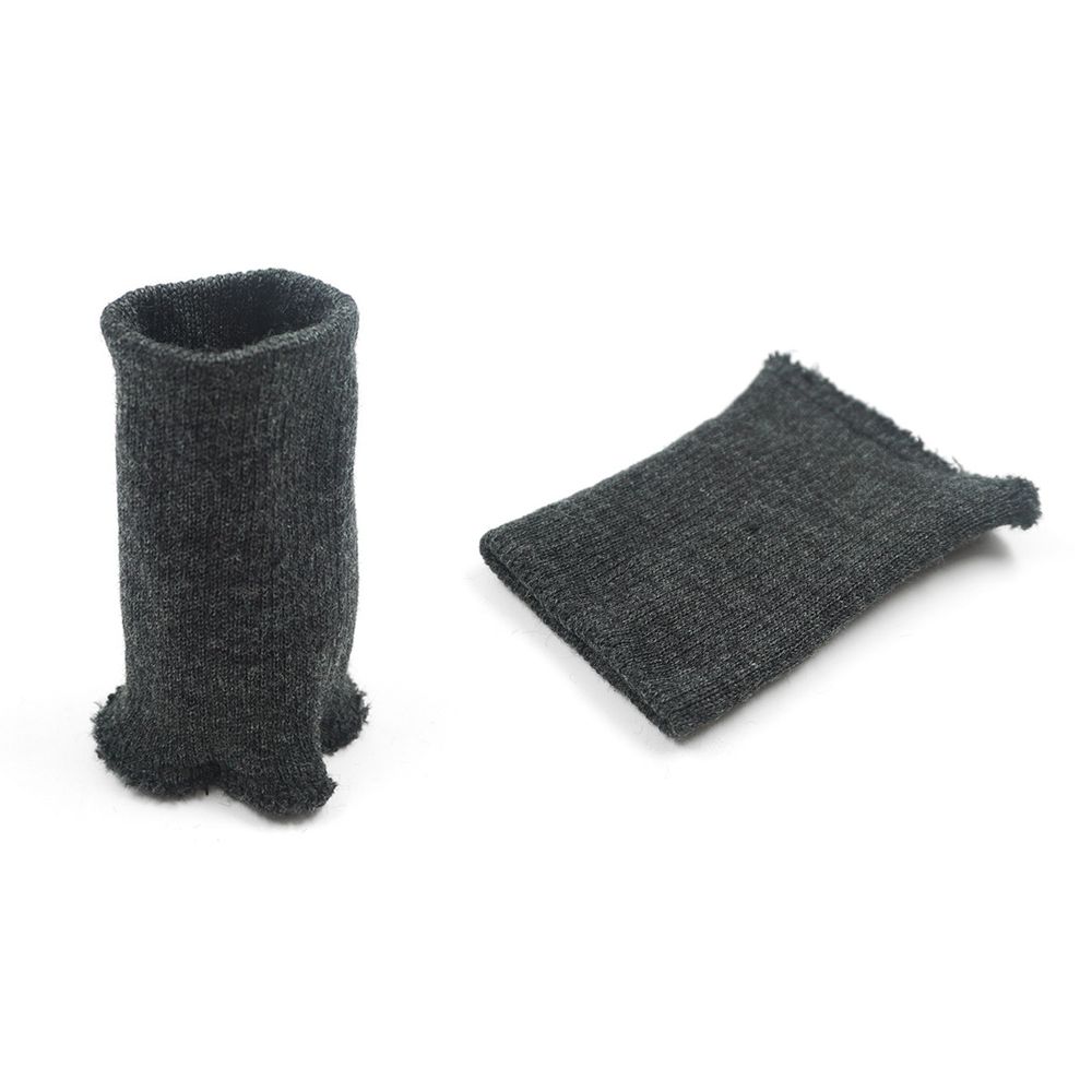 Манжеты трикотажные 7.0х9.5 см, уплотненный 2х1, 373/м антрацит (т.серый меланж)