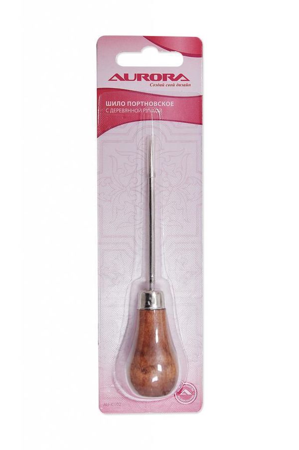Шило портновское с деревянной ручкой AU-C102, AU-C102, Aurora, 1 шт