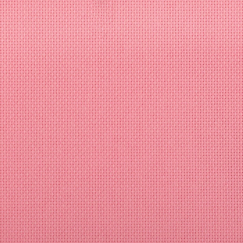 Канва Aida 14 ct, 150х100 см, 100% хлопок, розовый, Gamma K04