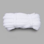 Шнур плоский плетеный х/б ⌀10.0 мм / 20 метров, 1 белый, С3862Г17