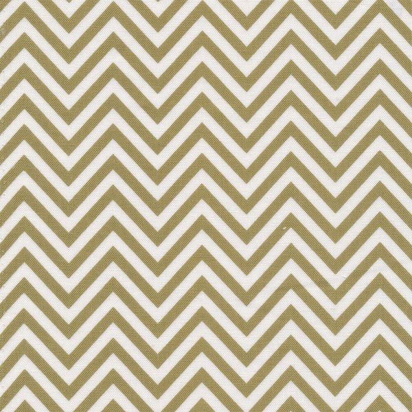 Ткань для пэчворка Peppy Бабушкин сундучок, рулон 112 см / 5 метров, БС-02 зигзаг бл.зеленый, Peppy