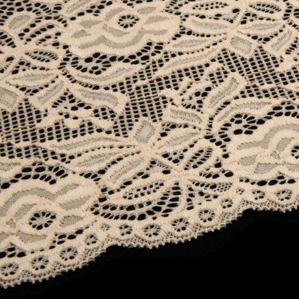 Кружево бельевое эластичное 300 мм / 13.72 м, цв. C180 телесный
