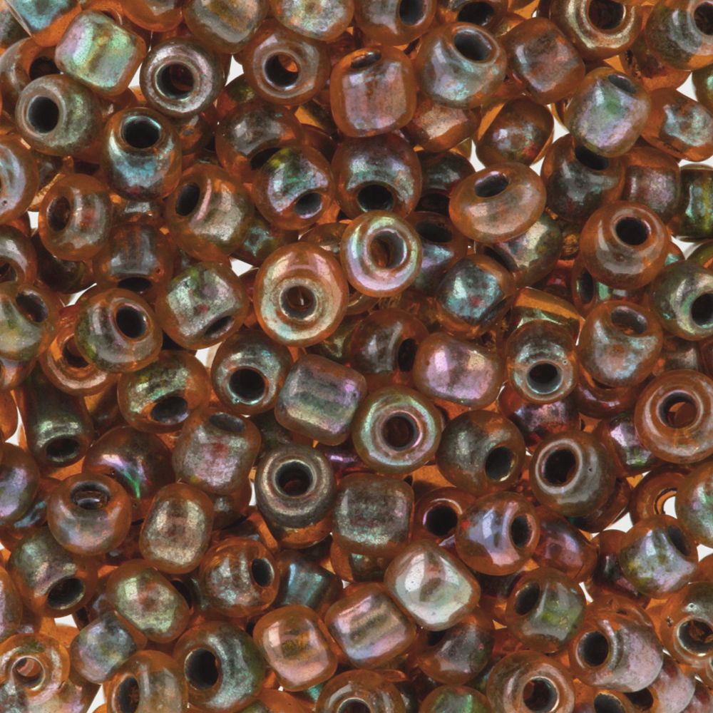 Бисер Zlatka 8/0 (2.9 мм), 100 г (10х10 г), №0220 св.коричневый, GR