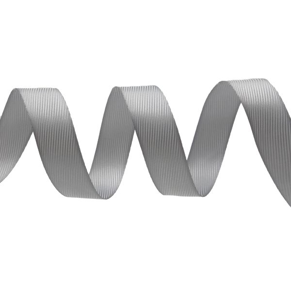 Лента декоративная ёлочка 25.0 мм / 20±1 метров, 43 св.серый