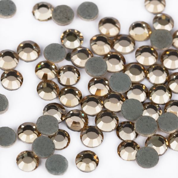 Стразы клеевые стекло 2.7 мм, 360 шт, SS10 №16 желтый (Light Colorado Topaz), Zlatka ZRTG-1072