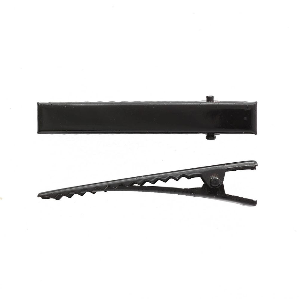 Основа для заколки крокодил, черная 5см, 5 шт в упак, Астра