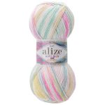 Пряжа Alize (Ализе) Happy Baby new Multi Colors / уп.5 мот. по 100 г, 320м, 52995 секционный
