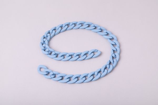 Цепочка для сумки, пластик 60 см, 1 шт, №13 серо-голубой, Gamma MPE-03